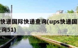 ups快递国际快递查询(ups快递国际快递查询51)