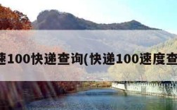 快速100快递查询(快递100速度查询)