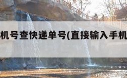 申通手机号查快递单号(直接输入手机号查快递)