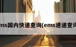 ems国内快递查询(ems速递查询)